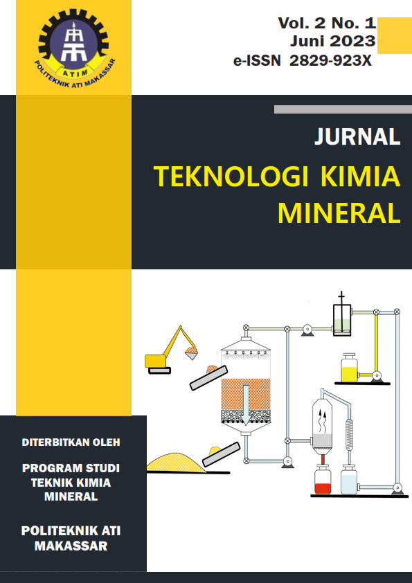 					Lihat Vol 2 No 1 (2023): JURNAL TEKNOLOGI KIMIA MINERAL
				