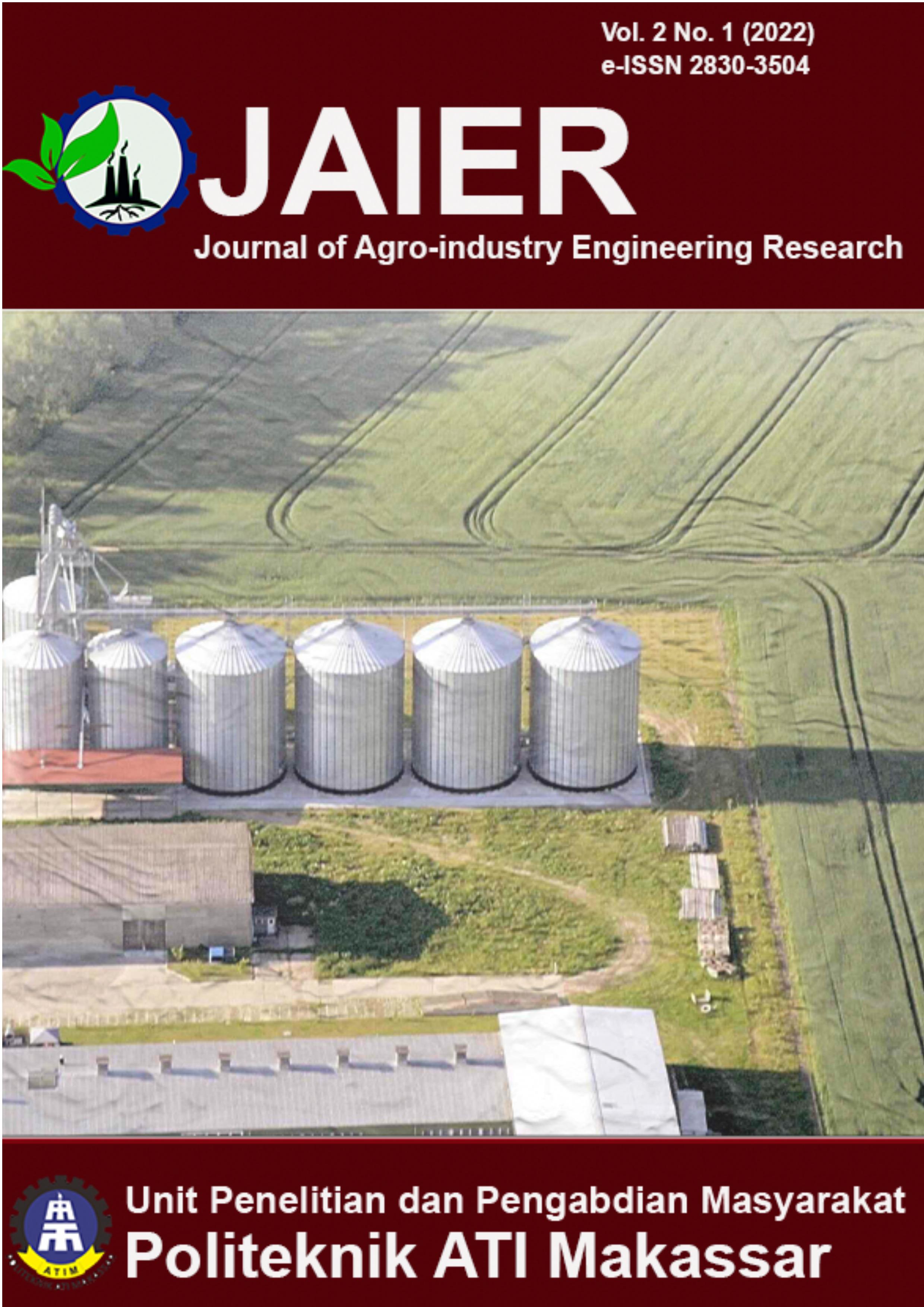 					Lihat Vol 1 No 2 (2022): Vol 1 No 2 (2022): Journal of Agro-Industry Engineering Research
				